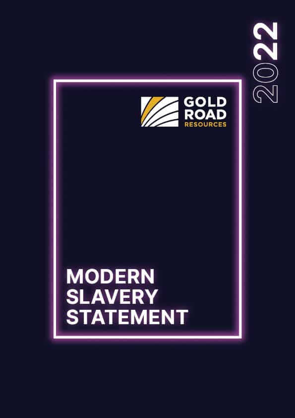 A report cover for the Modern Slavery Statement